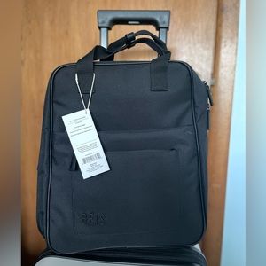 NWT BEIS The Expandable Backpack - Recycled Collection in BLACK